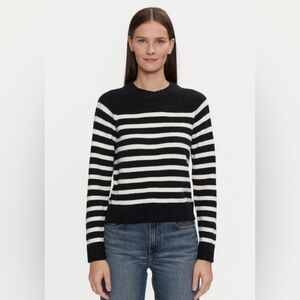 Gap Cashsoft Crewneck Striped Pullover Sweater Nautical Cozy Cabin NWT M